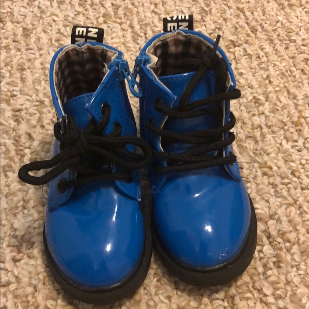 Blue boots